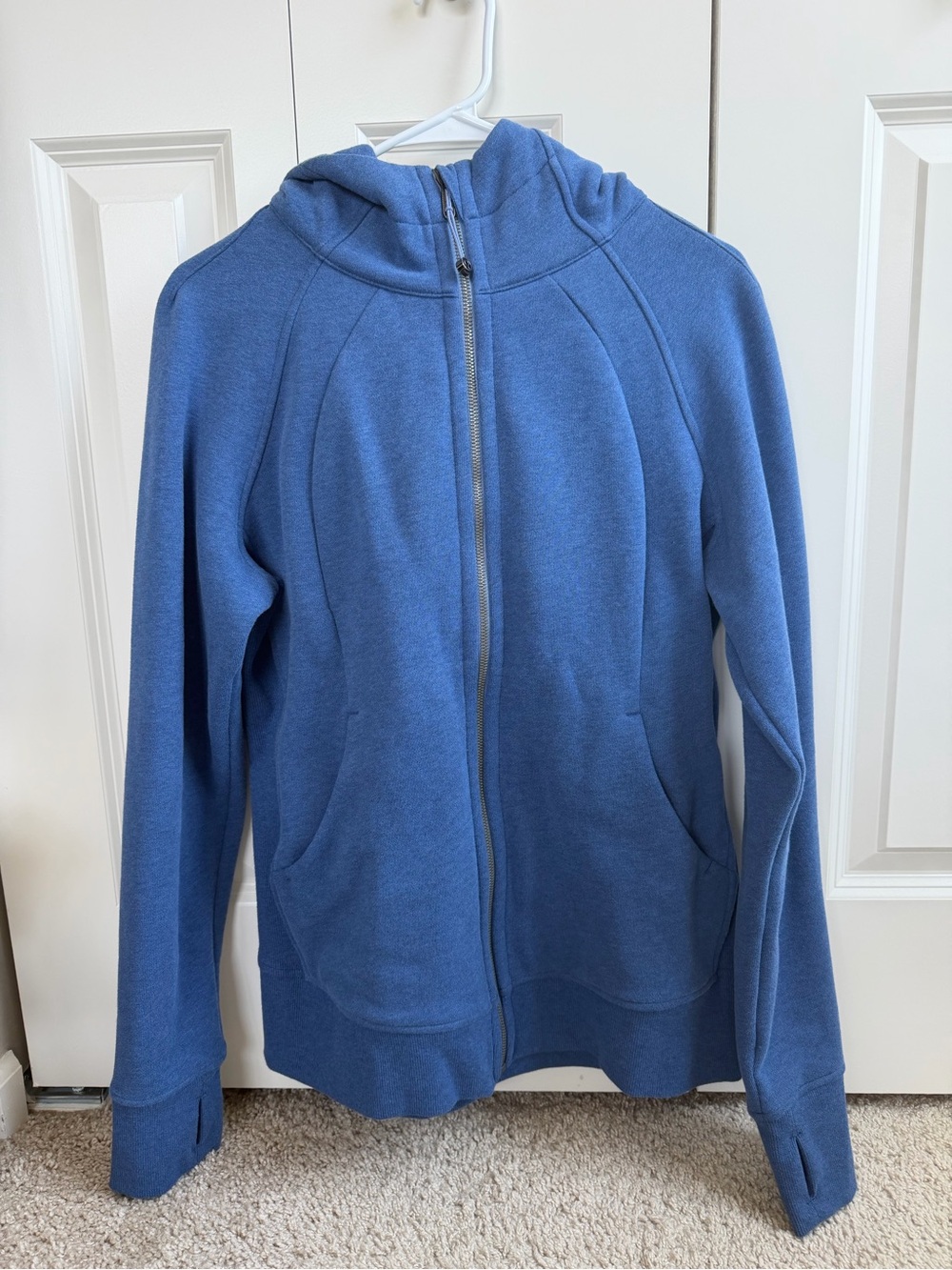 Lululemon Scuba Full-Zip Hoodie Pitch Blue Size 12
